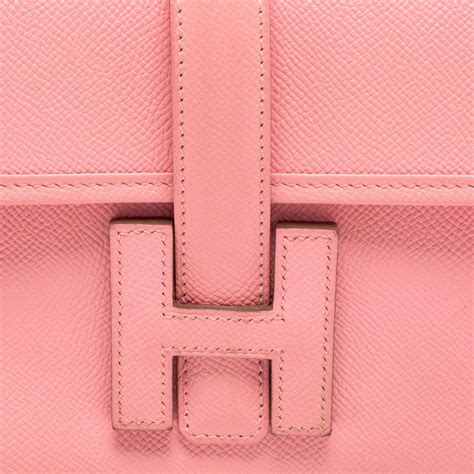 hermes jige rose confetti|HERMES Epsom Jige PM Clutch Rose Confetti .